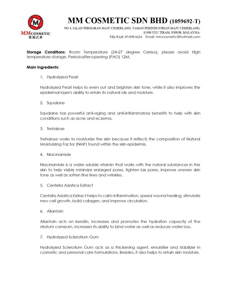 Product Information M11 Z20120410 PEARL CREAM Page 0002