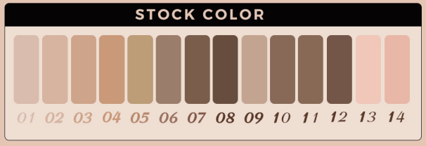 MATTE LIQUID FOUNDATION Color